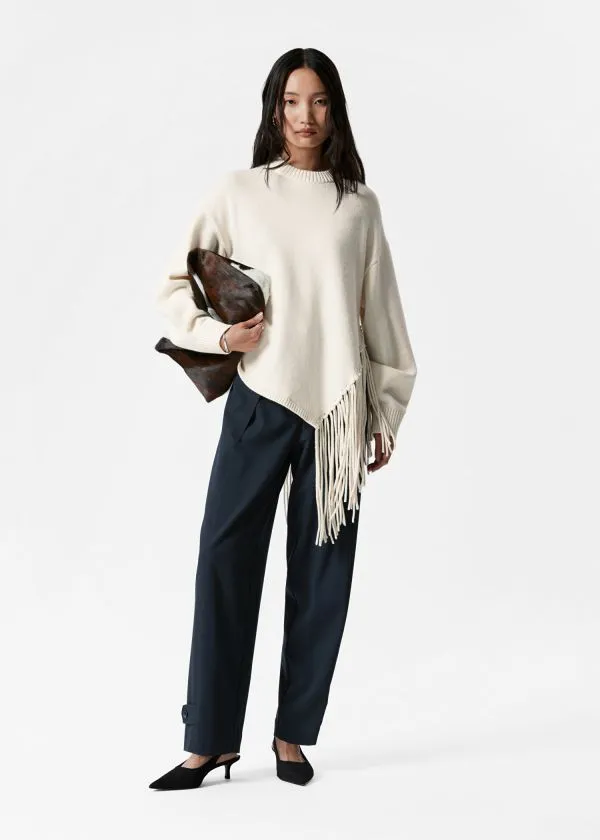 Women Trousers and Other Stories Drawstring Trousers Navy