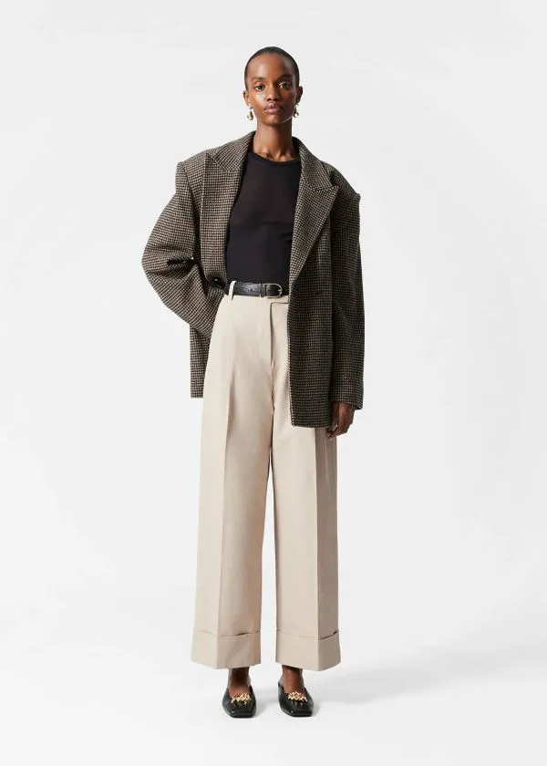 Women Trousers and Other Stories PressCrease Trousers Beige
