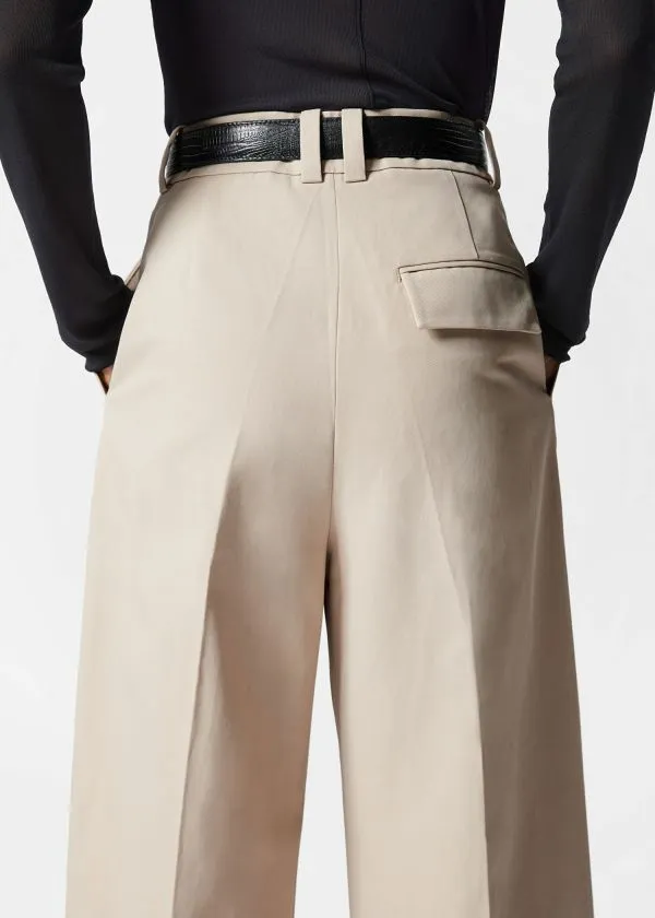 Women Trousers and Other Stories PressCrease Trousers Beige