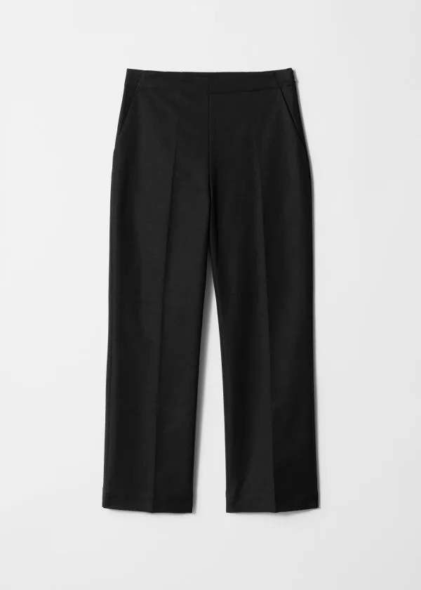 Women Trousers and Other Stories Slim PressCrease Trousers Black