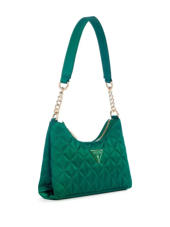 Women Velina Quilted Satin Mini Shoulder Bag BleuEmerson Wash Handbags GUESS Women Velina Quilted Satin Mini Shoulder Bag BleuEmerson Wash Handbags GUESS