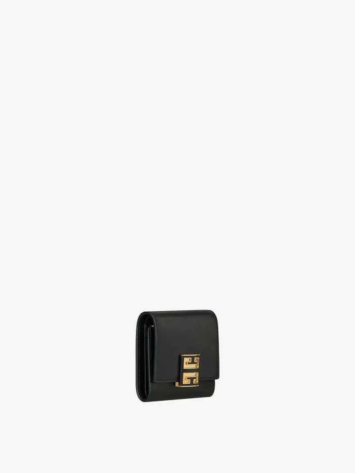 Women Wallets and Card Holders Givenchy 4G Wallet In Leather Black Women Wallets and Card Holders Givenchy 4G Wallet In Leather Black