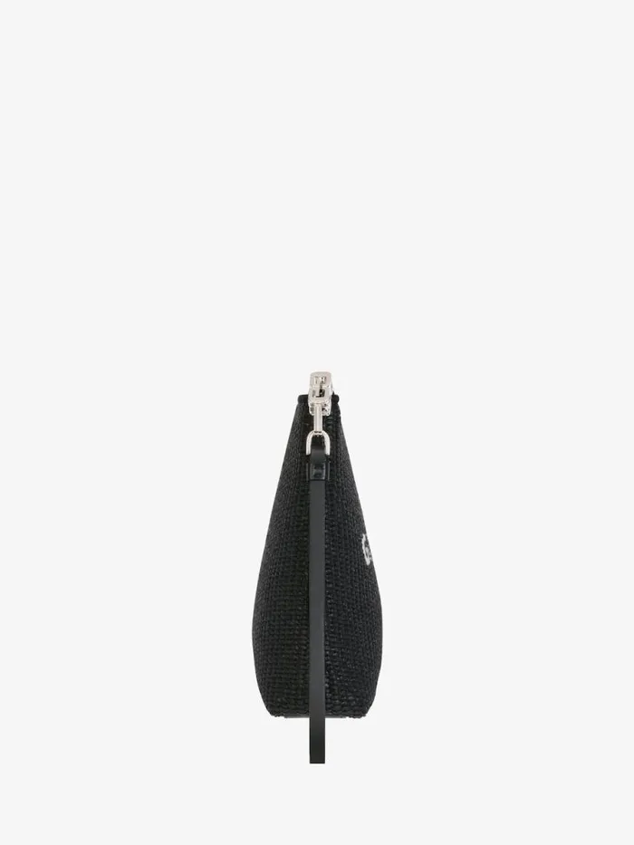 Women Wallets and Card Holders Givenchy GIVENCHY Travel Pouch In Raffia Black Women Wallets and Card Holders Givenchy GIVENCHY Travel Pouch In Raffia Black