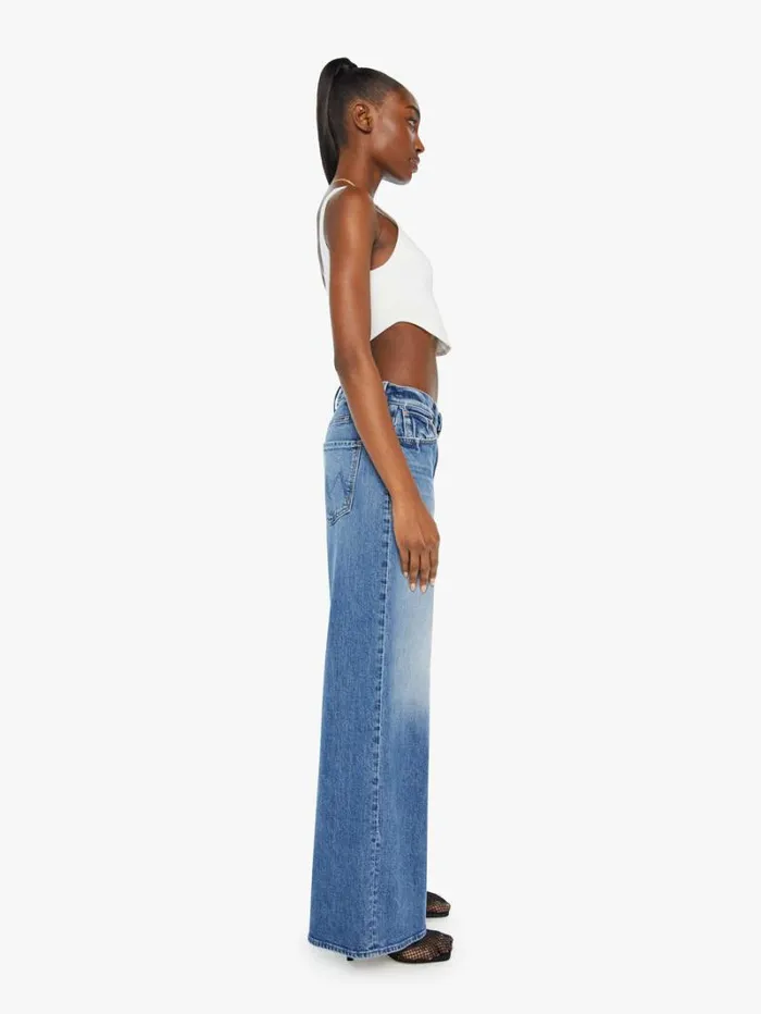 Women Wide Leg Mother Denim The Ditcher Roller Zip Skimp Wash Music Is The Medium Women Wide Leg Mother Denim The Ditcher Roller Zip Skimp Wash Music Is The Medium
