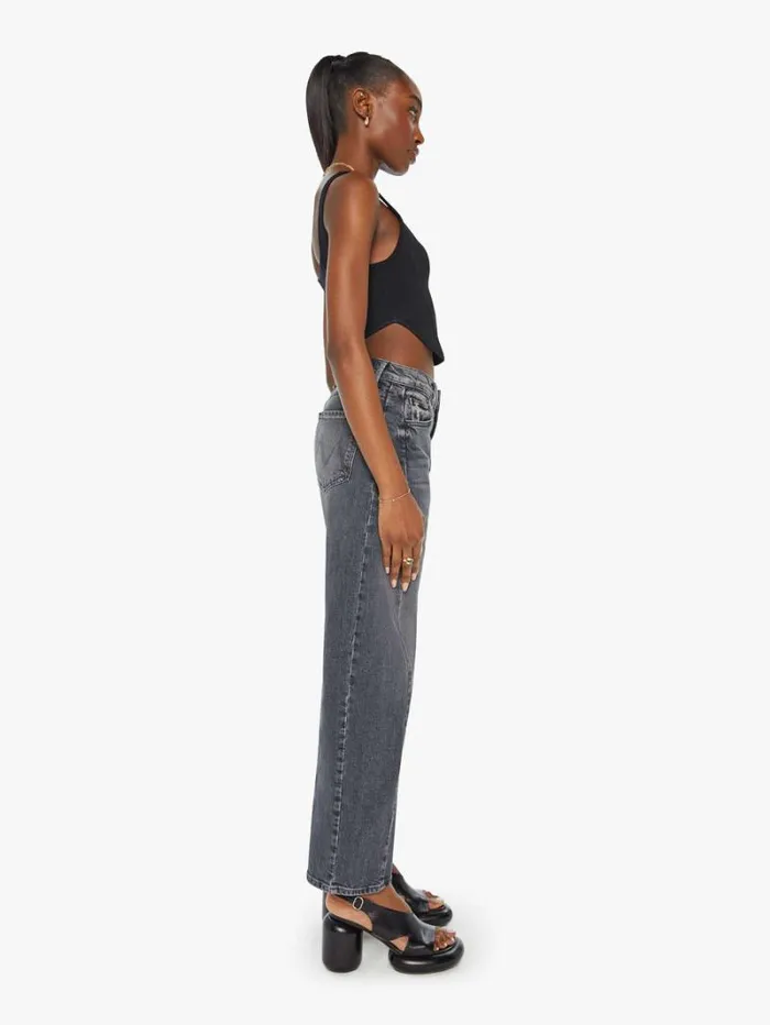 Women Wide Leg Mother Denim The HalfPipe Flood Wash Outta Sight