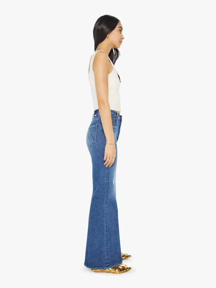 Women Wide Leg Mother Denim The Tomcat Roller Sneak Wash Sixth Sense Women Wide Leg Mother Denim The Tomcat Roller Sneak Wash Sixth Sense