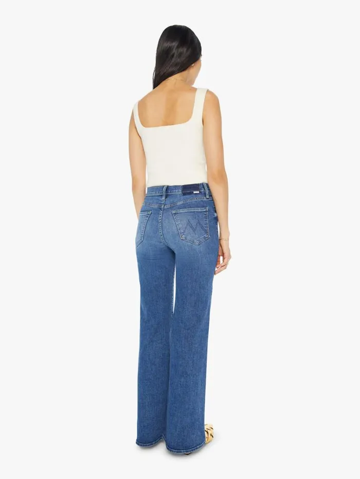 Women Wide Leg Mother Denim The Tomcat Roller Sneak Wash Sixth Sense Women Wide Leg Mother Denim The Tomcat Roller Sneak Wash Sixth Sense