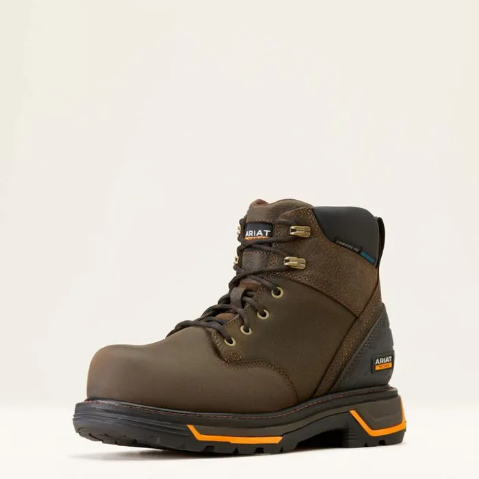 Work Boots Men Ariat Big Rig 6034 Waterproof Composite Toe Work Boot Iron Coffee Work Boots Men Ariat Big Rig 6034 Waterproof Composite Toe Work Boot Iron Coffee