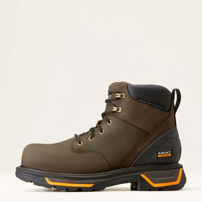 Work Boots Men Ariat Big Rig 6034 Waterproof Composite Toe Work Boot Iron Coffee Work Boots Men Ariat Big Rig 6034 Waterproof Composite Toe Work Boot Iron Coffee