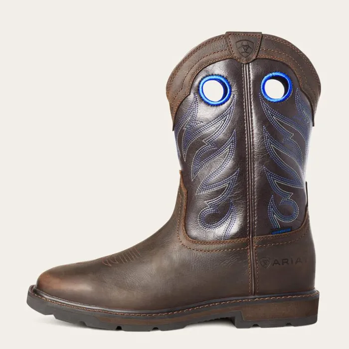 Work Boots Men Ariat Groundwork Waterproof Work Boot Dark Brown Work Boots Men Ariat Groundwork Waterproof Work Boot Dark Brown