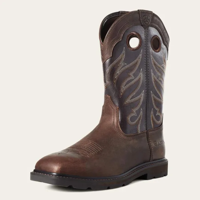 Work Boots Men Ariat Groundwork Work Boot Brown