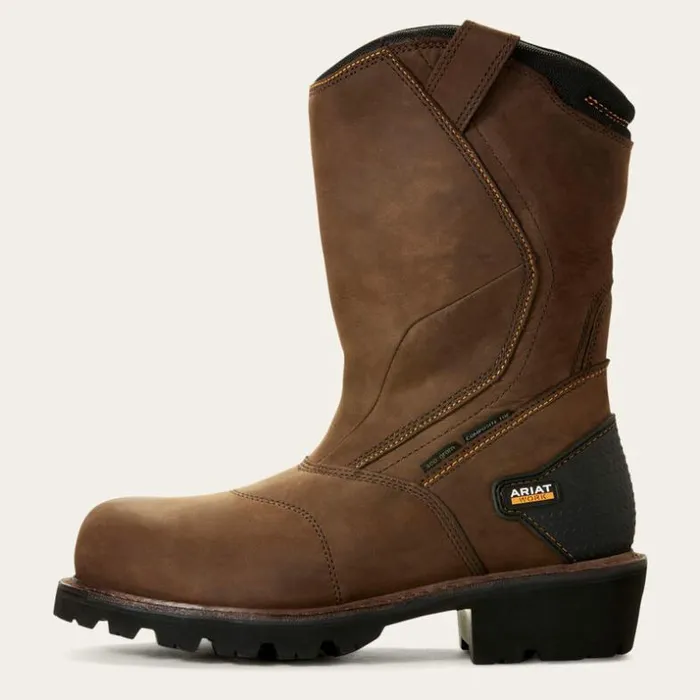 Work Boots Men Ariat Powerline 400G Waterproof 400g Composite Toe Work Boot Oily Distressed Brown Work Boots Men Ariat Powerline 400G Waterproof 400g Composite Toe Work Boot Oily Distressed Brown