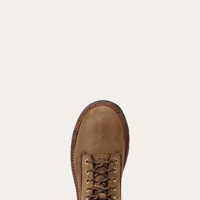 Work Boots Men Ariat Powerline 8034 Waterproof Work Boot Oily Distressed Brown Work Boots Men Ariat Powerline 8034 Waterproof Work Boot Oily Distressed Brown