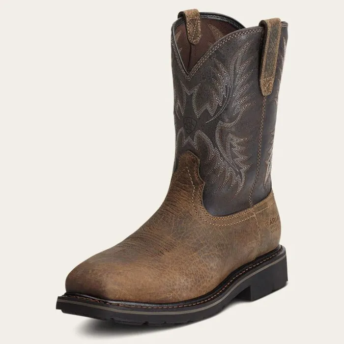 Work Boots Men Ariat Sierra Puncture Resistant Steel Toe Work Boot Earth