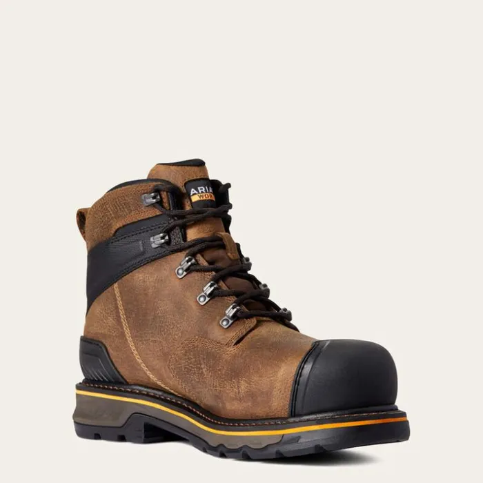Work Boots Men Ariat Stump Jumper 6034 Waterproof Composite Toe Work Boot Dark Hickory Work Boots Men Ariat Stump Jumper 6034 Waterproof Composite Toe Work Boot Dark Hickory
