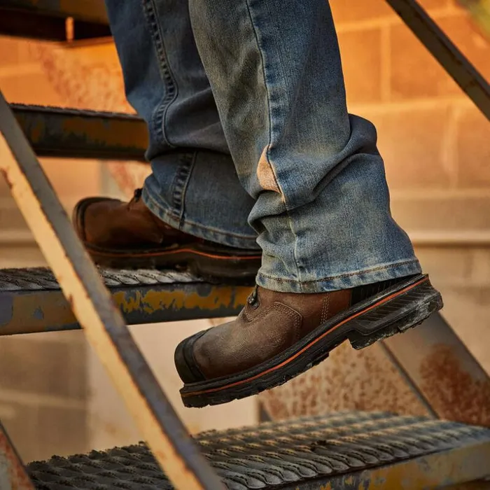 Work Boots Men Ariat Stump Jumper 6034 Waterproof Composite Toe Work Boot Dark Hickory Work Boots Men Ariat Stump Jumper 6034 Waterproof Composite Toe Work Boot Dark Hickory