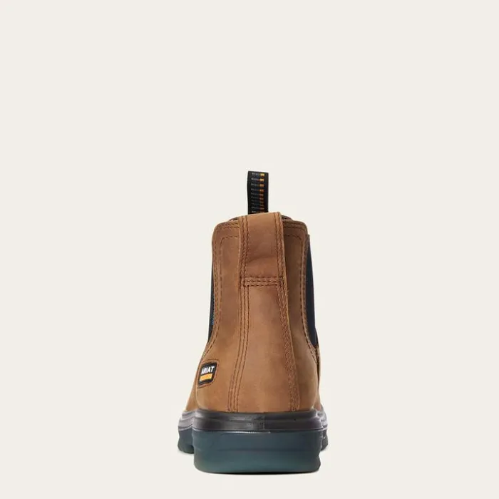 Work Boots Men Ariat Turbo Chelsea Waterproof Work Boot Aged Bark Work Boots Men Ariat Turbo Chelsea Waterproof Work Boot Aged Bark