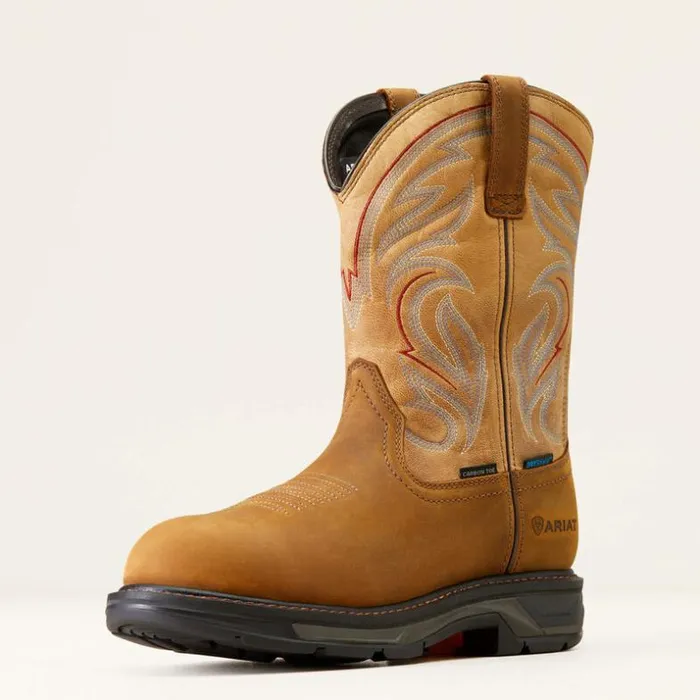 Work Boots Men Ariat WorkHog XT Waterproof Carbon Toe Work Boot Distressed Brown Work Boots Men Ariat WorkHog XT Waterproof Carbon Toe Work Boot Distressed Brown