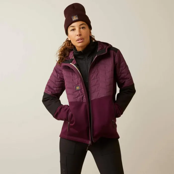 Workwear Women Ariat Rebar Cloud 9 Insulated Jacket Potent Purple
