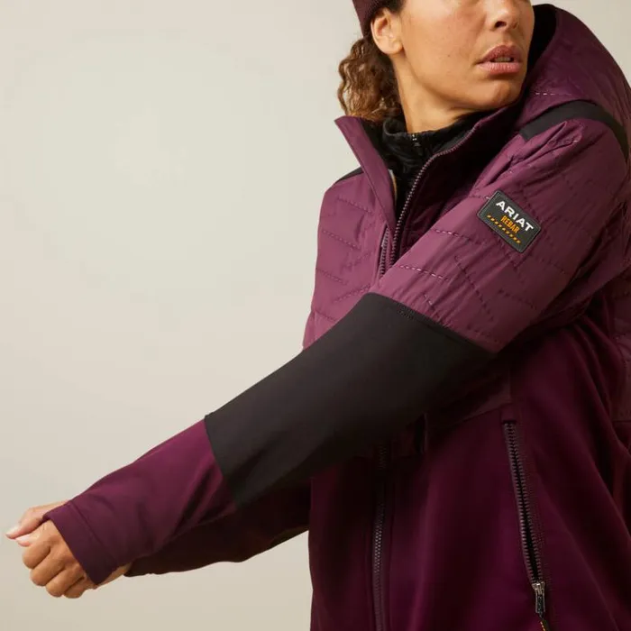 Workwear Women Ariat Rebar Cloud 9 Insulated Jacket Potent Purple Workwear Women Ariat Rebar Cloud 9 Insulated Jacket Potent Purple