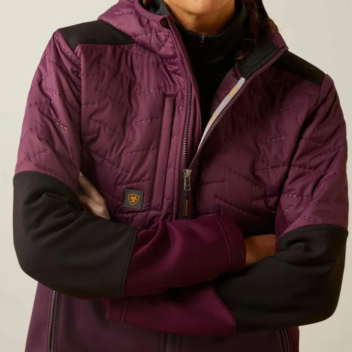 Workwear Women Ariat Rebar Cloud 9 Insulated Jacket Potent Purple Workwear Women Ariat Rebar Cloud 9 Insulated Jacket Potent Purple
