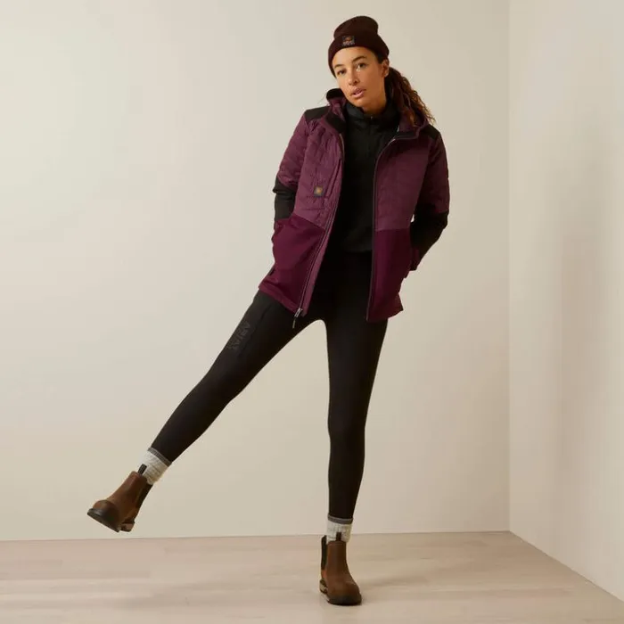 Workwear Women Ariat Rebar Cloud 9 Insulated Jacket Potent Purple Workwear Women Ariat Rebar Cloud 9 Insulated Jacket Potent Purple