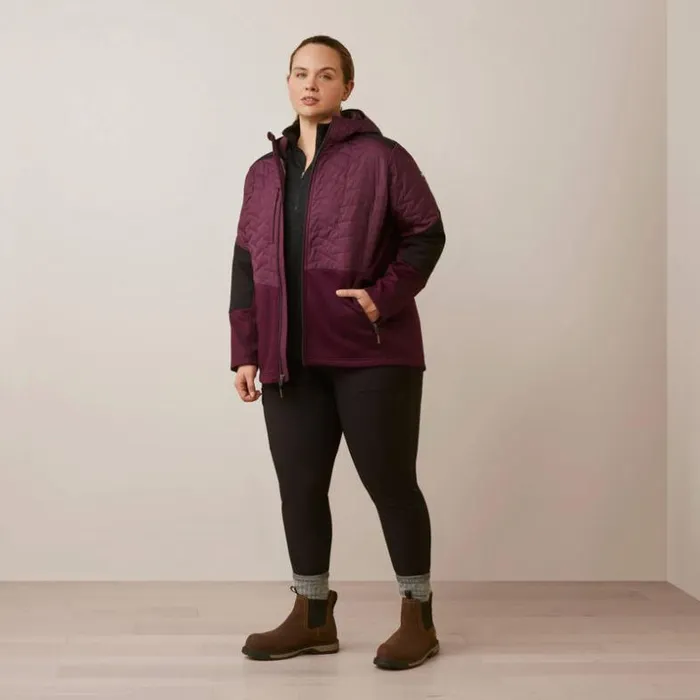 Workwear Women Ariat Rebar Cloud 9 Insulated Jacket Potent Purple Workwear Women Ariat Rebar Cloud 9 Insulated Jacket Potent Purple