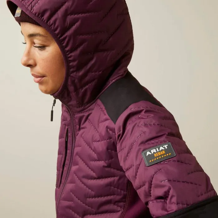 Workwear Women Ariat Rebar Cloud 9 Insulated Jacket Potent Purple Workwear Women Ariat Rebar Cloud 9 Insulated Jacket Potent Purple