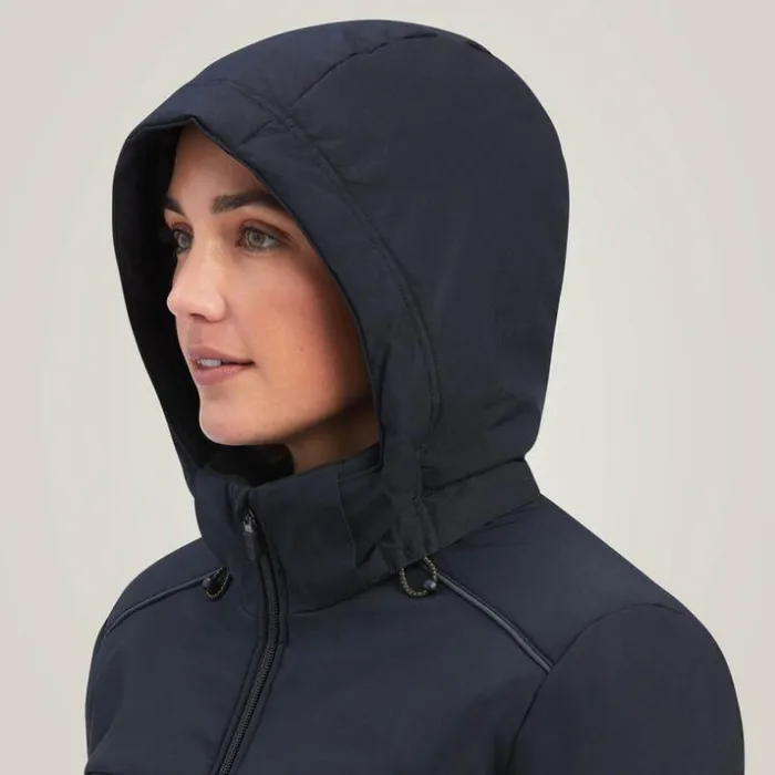 Workwear Women Ariat Rebar Valkyrie Stretch Canvas Insulated Jacket Black