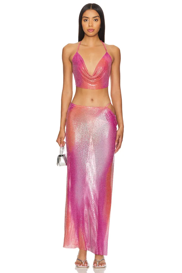 X Bridget Cleo Skirt Emberglow Multi Women Lovers and Friends Skirts