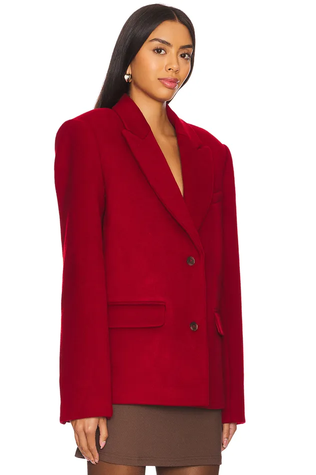 X Emily Gemma Micah Blazer Red Women Lovers and Friends Jackets and Coats X Emily Gemma Micah Blazer Red Women Lovers and Friends Jackets and Coats