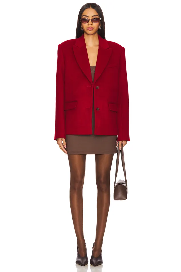 X Emily Gemma Micah Blazer Red Women Lovers and Friends Jackets and Coats X Emily Gemma Micah Blazer Red Women Lovers and Friends Jackets and Coats