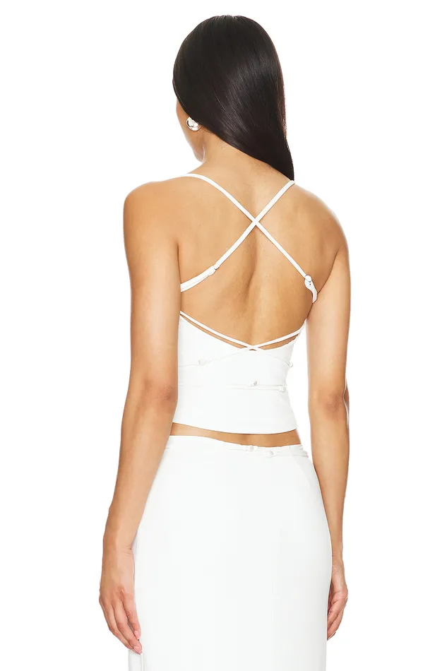 X Maggie Macdonald Carolyn Top White Women Lovers and Friends Tops X Maggie Macdonald Carolyn Top White Women Lovers and Friends Tops