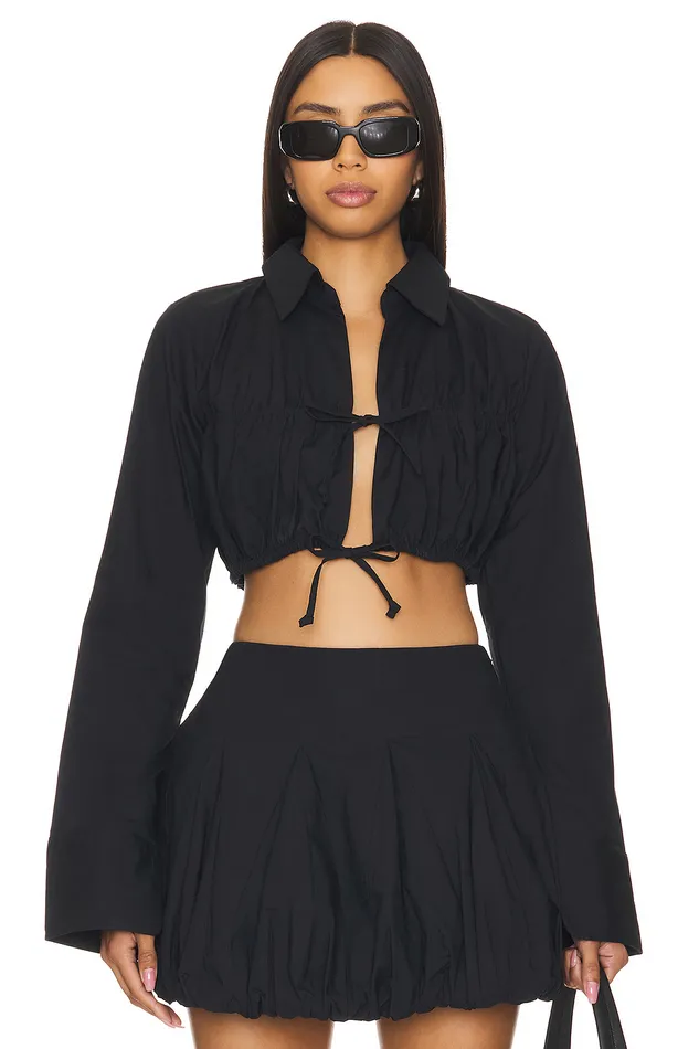 X Maggie Macdonald Valerie Top Black Women Lovers and Friends Tops